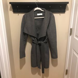 Women’s Tahari Gray Wool Coat- XL